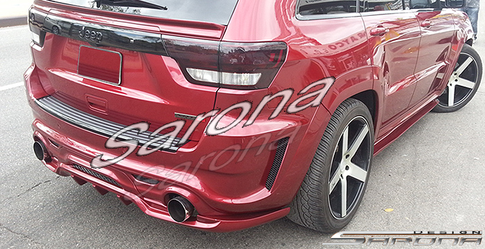 Custom Jeep Grand Cherokee  SUV/SAV/Crossover Rear Bumper (2011 - 2020) - $1290.00 (Part #JP-004-RB)